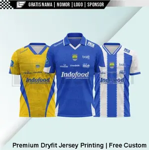 Jersey Persb Bandung Liga Super 2025 - 2026 NEW Gratis Pasang Nama & No Punggung Full Sponsor Dan Fullprinting Sport