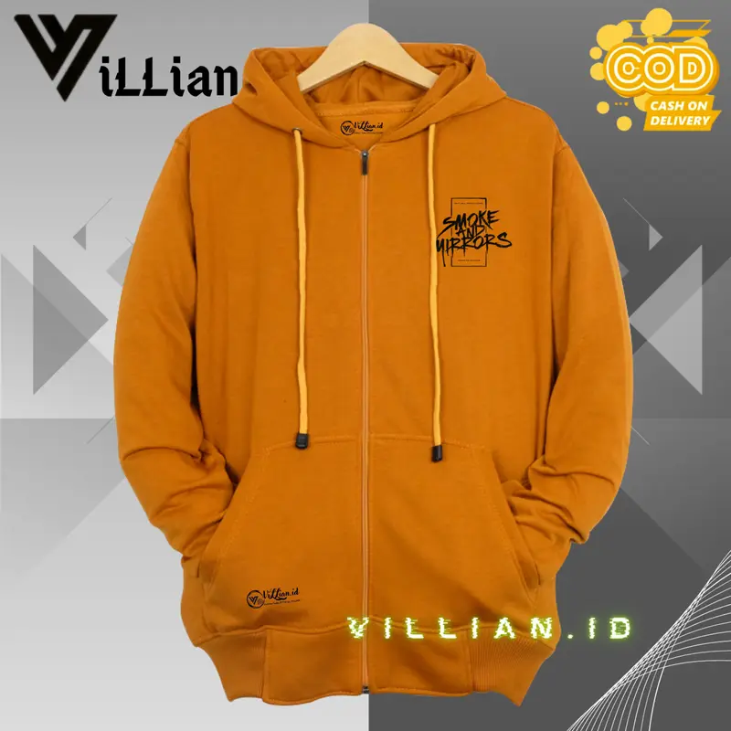 [ BISA COD ] SWEATER HOODIE ZIPPER RESLETING  PRIA/WANITA BANDUNG Distro Fleece Tebal 7