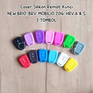 cover silicone silicon silikon remot kunci mobil brv, mobilio 2016, hrv a&s, new brio 2 tombol
