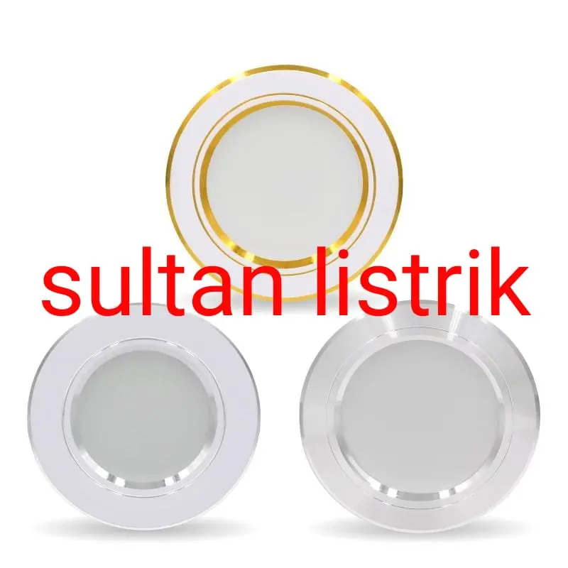 LAMPU DOWNLIGHT 3 WARNA 5 WATT AC 220 VOLT / LAMPU PLAFON 3 WARNA PUTIH, KUNING, WARM WHITE AC 220 VOLT 4