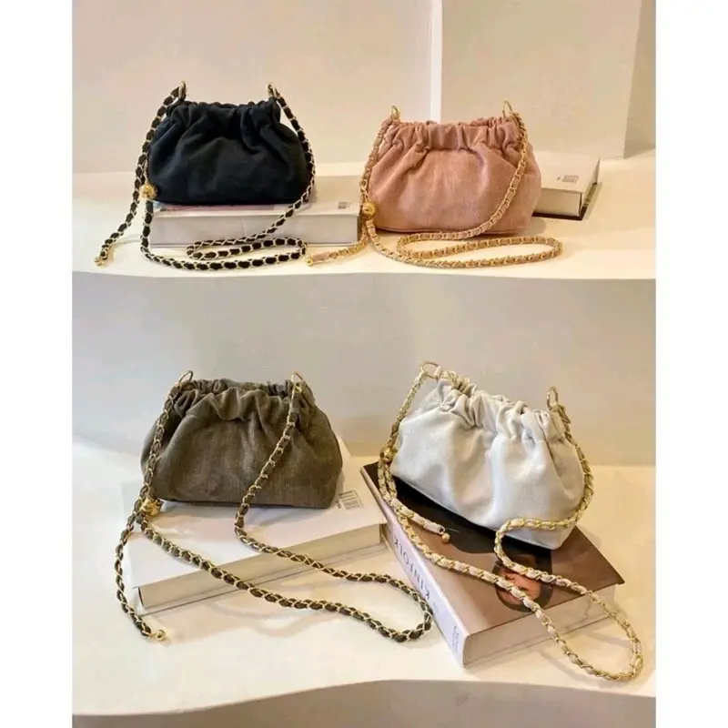 ROSALIE BAG — Tas Wanita Selempang Slingbag Denim 1