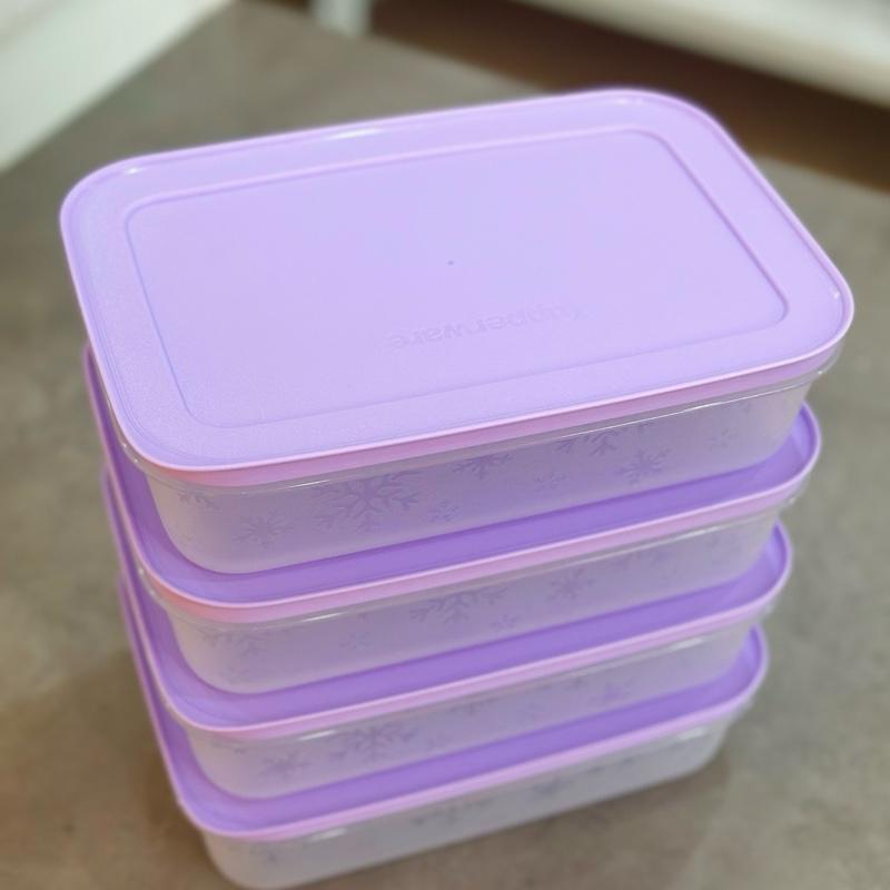 Hộp Trữ Đông Dẻo/thân trong Dẹt 1L Tupperware