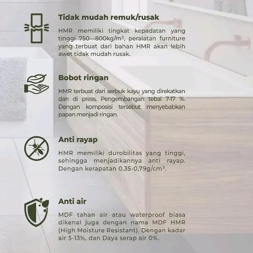 PAPAN HMR PREMIUM POTONGAN 20X30CM KETEBALAN 4MM 2