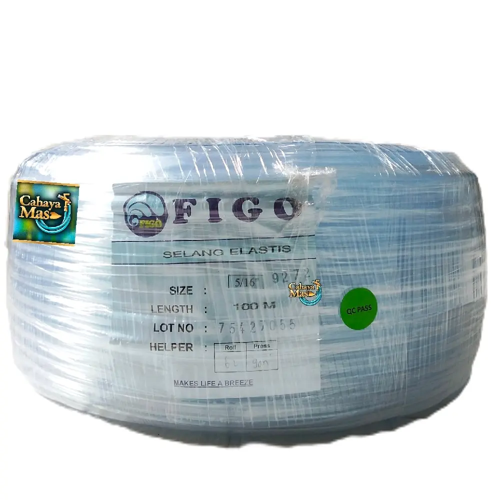 Selang Elastis Figo 5/16"(100 Meter)/Selang Air Elastis Transparan/Selang Waterpass