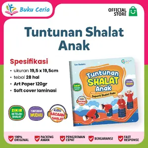 Best Book Tuntunan Sholat Anak Panduan Wudhu Sholat dan Dzikir Anak Buku Edukasi TK PAUD dengan Audio Book dan Gambar Full Color
