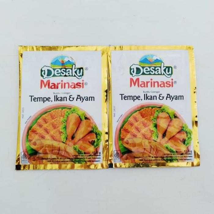 Jual Desaku Bumbu Marinasi Tempe, Ikan, & Ayam Berat 12,5g Bumbu