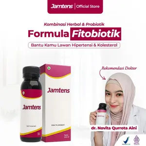 Jamtens Herbal Fermentasi FITOBIOTIK 1 Box - Minuman Kombinasi Herbal Sirih Merah & Seledri - Membantu Turunkan Kolesterol Stabilkan Tekanan Darah Jaga Kesehatan Jantung - Nikmat Diminum Nyaman Dilambung