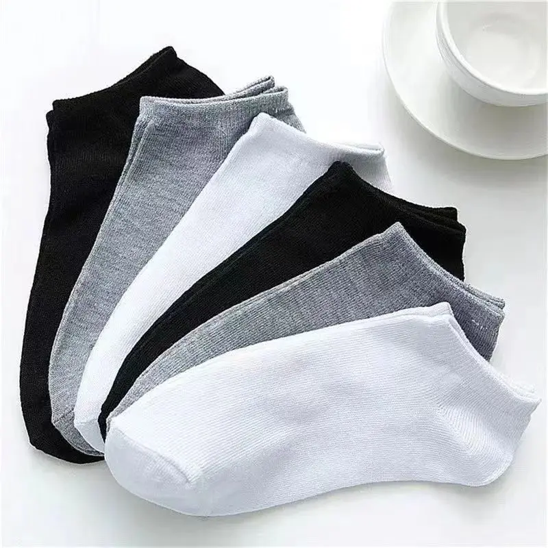 10 Pasang Kaos kaki Pria, Pendek Semata kaki Warna Polos Allsize Dewasa 37-42 Ankle Nyaman      Pendek Polos / Kaos Kaki Mata Kaki Pria Wanita