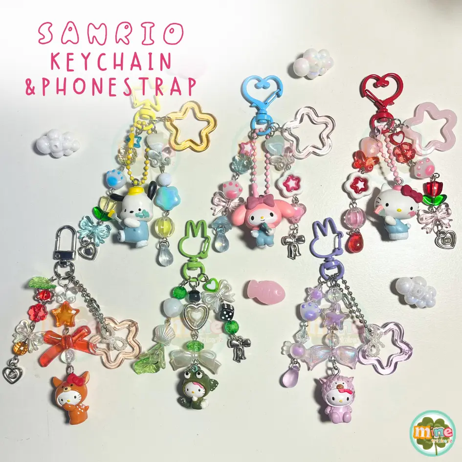 Sanrio Bagcharm I Sanrio Phonestrap I Hello kitty Bagcharm I My Melody Bagcharm I Kuromi Bagcharm I Pochacco Bagcharm