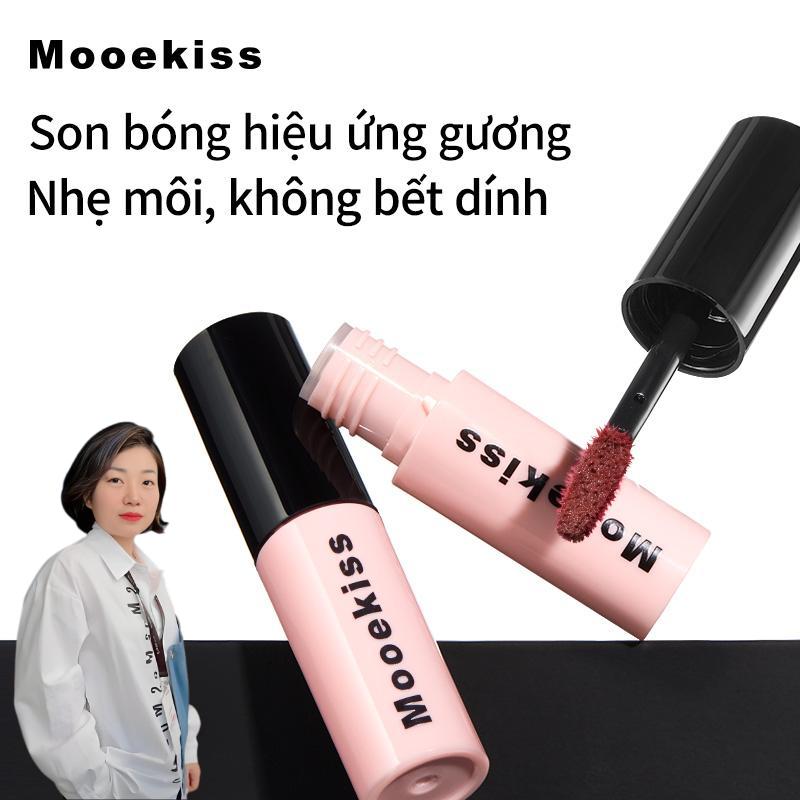 【TRANG BỐNG Son Môi Tint Bóng Mooekiss Hiệu Ứng Làm Sáng Tông Màu Da Hoàn Thiện Bóng Nhẹ Dễ Thoa 1g