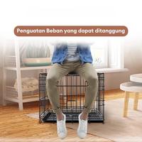 Gambar Kandang Besi Lipat Kandang Anjing Kucing  Kandang Hewan Peliharaan Anabul Anjing Kucing Kelinci Hamster Bisa Lipat Plus Tatakan Kandang Besi Lipat Kucing Cat Kitten  Burung Kenari Love Bird Kucing Kandang Kucing Cat Kandang umbaran Cages & Crates - 1 Layer-35*25*23cm--H23 dari PaPaPet.id Kab. Tangerang 5 Tokopedia