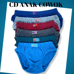 Rayn (Promo 6 Pcs) Celana Dalam Anak Laki-laki Bahan Katun CD Anak Cowok Varian Warna Gelap Polos Gambar Karakter Super Hero Fashion