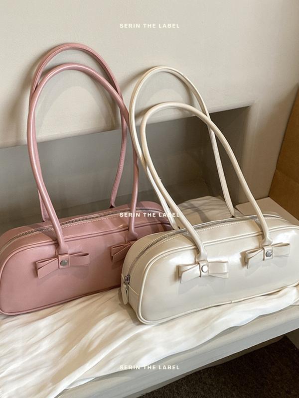 SERIN - JENNI - BAGUETTE BAG | Tas Bowling Y2K Bag | Tas Pita Coquette | Tas Wanita Shoulder Bag Korea 3