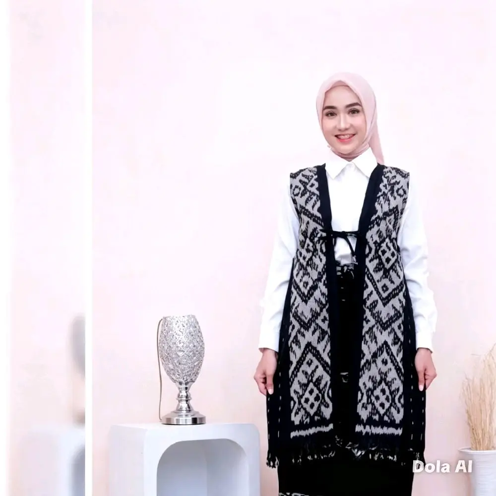 Audya Rompi Kekinian Berbagai Motif untuk Muslim - Vest Outer dengan Desain Modern dan Nyaman - Safety