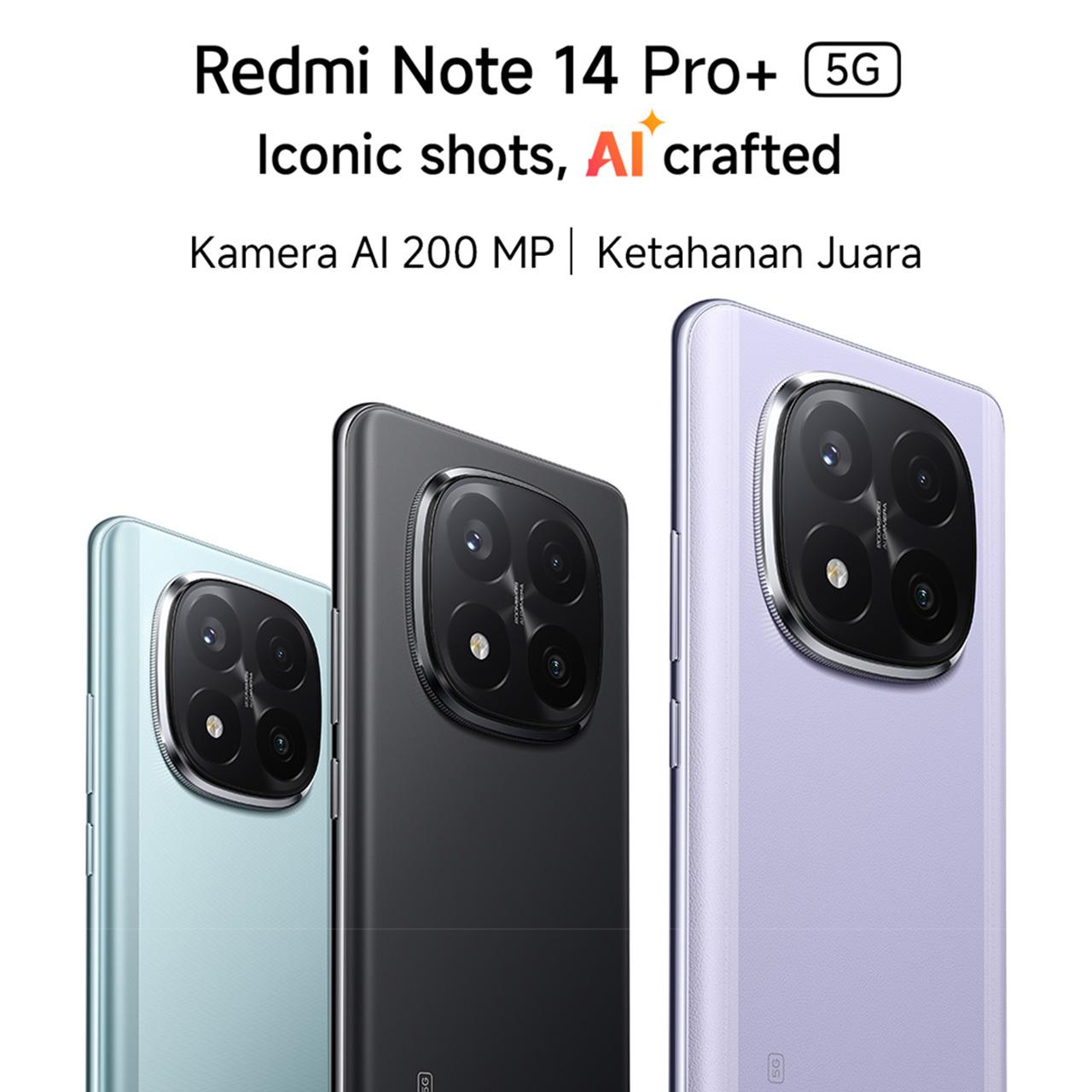 Xiaomi Redmi Note 14 Pro+ 5G | 200 MP OIS Pro grade AI Camera System | 120W HyperCharge with 5110mAh battery | IP68 | Corning Gorilla Glass Victus 2 [Official Store]
