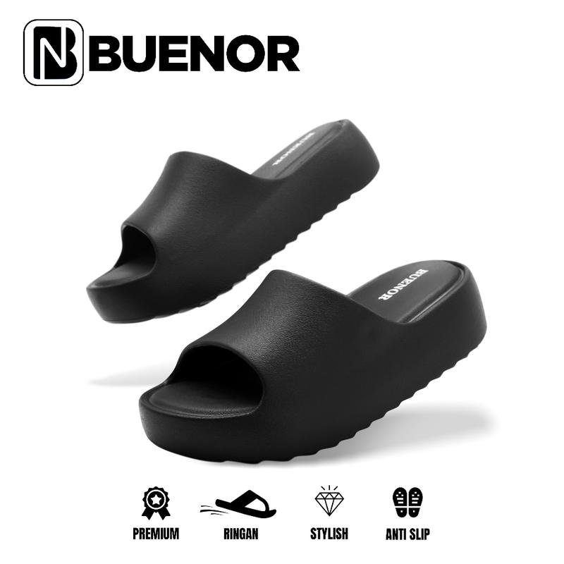 Sandal Slip On Bahan Karet Anti Licin Ringan Korean Style Terbaru 5