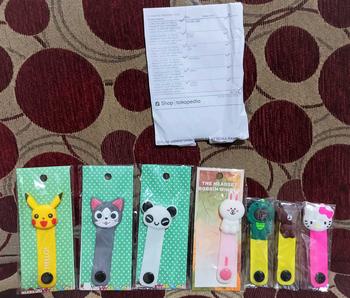 Product Review of CORD HOLDER 3D TEBAL PENJEPIT KLIP PENGIKAT KABEL CHARGER CARTOON KARAKTER CUTE HP003 from r**d z**o 1