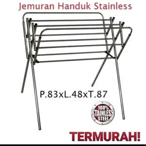 ! JEMURAN HANDUK STAINLEES STEEL ANTI KARAT Stainless