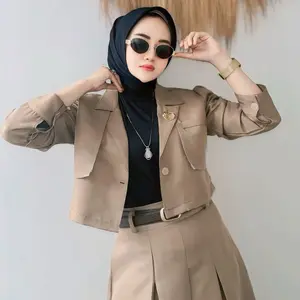 Oneset Rok Blazer Mahalini Trendy Kekinian