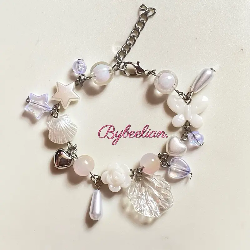 Gelang y2k | Gelang Manik Rantai | Beads Bracelet | Gelang Paku 9 4