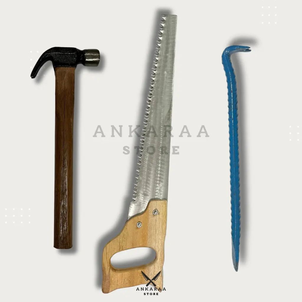 PAKET GERGAJI KAYU + PALU KAMBING + LINGGIS CABUT KAYU