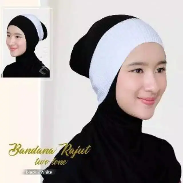 Ciput Rajut 2 warna 1
