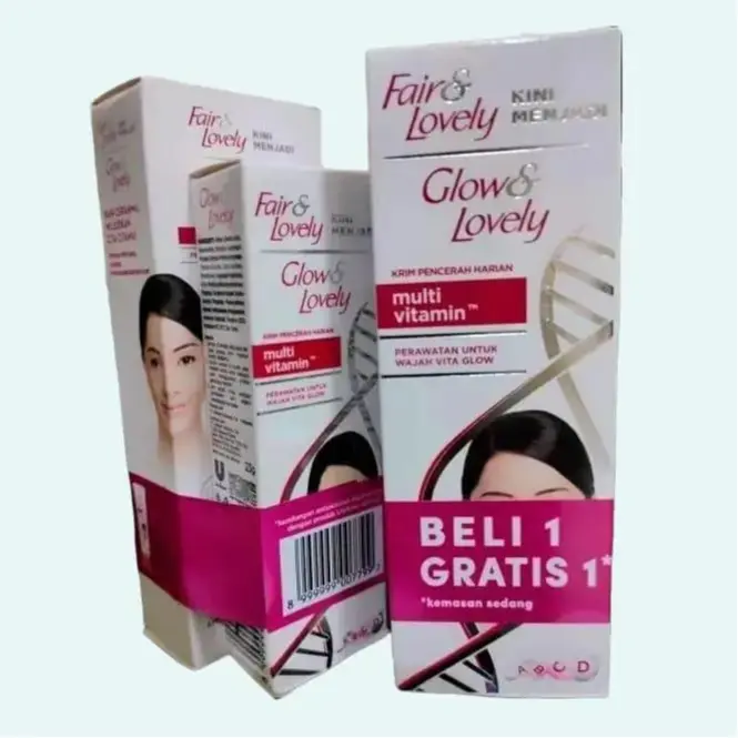 Fair And Lovely Cream Krim Pencerah Wajah 46gr + 23gr (BANDED) Perawatan Vitamin