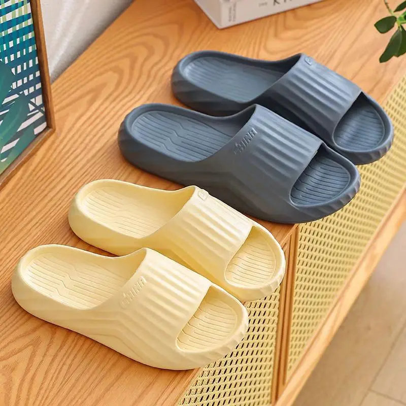 [ASFER]Sandal Pria Selop Wanita Indoor Outdoor Anti Slip Empuk Eva Rubber Import Kekinian Karet Shoes Sendal 6