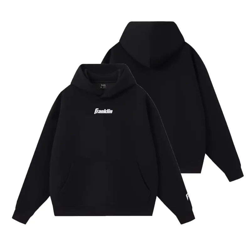 Franklin Pullover Black Hoodie