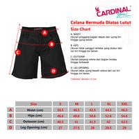 Gambar CDL Celana Pendek Wanita P0010F01A By Cardinal - Black, XL dari Cardinal Brand Kab. Bandung 5 Tokopedia