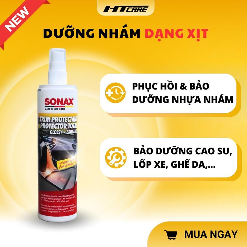 Xịt bảo dưỡng nhựa nhám và cao su SONAX làm sạch làm đẹp chống rạn nứt chống UV - HTCARE