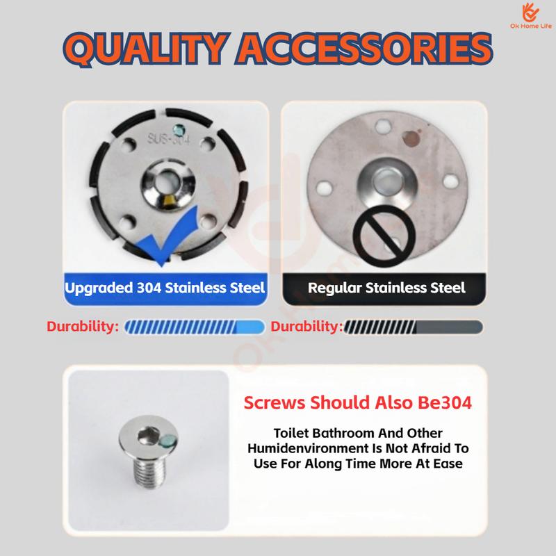 Product Introduction of [SG Stock]Bathroom Luminous Handrails Bathroom Handrails Handrails Stainless Steel Toilet Handrails Safety Handrails 19
