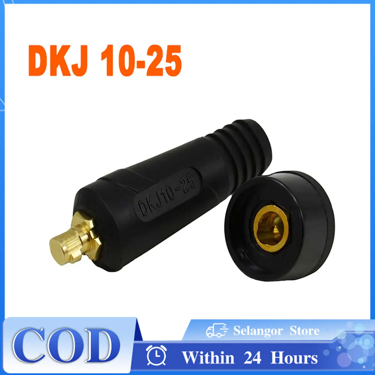 DKJ10-25 Welding Cable Panel Connector Accessory Plug Socket Welding Machine