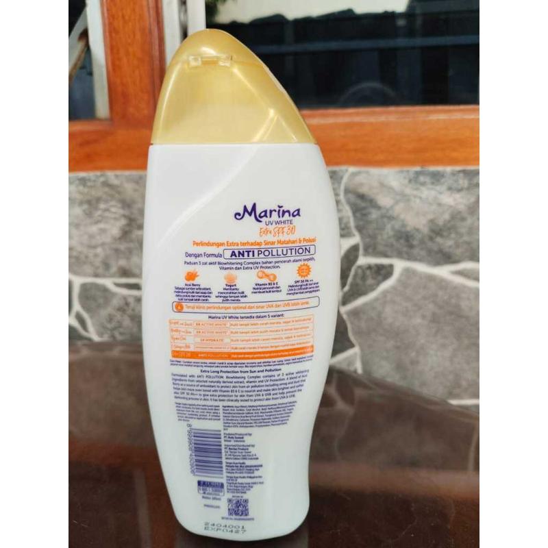 Marina Hand Body Lotion UV White Extra SPF30 185ml 2