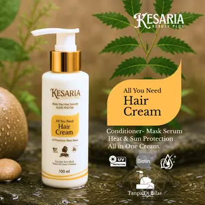 KESARIA Hair Cream Conditioner All in One Tanpa Bilas Masker Rambut Hair care Conditioner shampoo 100 ml