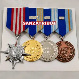 Satya Lencana Mendali PDU AL Nararya Bintang Jalasena 8 16 24 Tahun Set Promo Terbaru