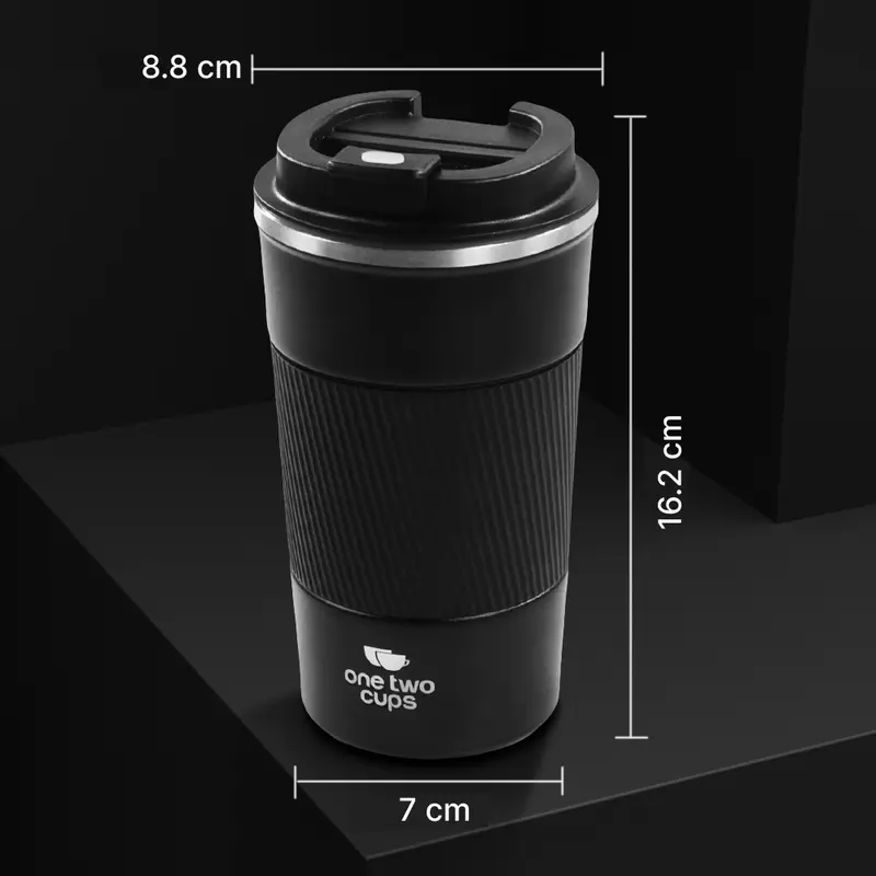 One Two Cups Botol Minum Tumbler Air Panas Dingin Anti Slip Stainless - IT-51 Bottles Water Plastik 6