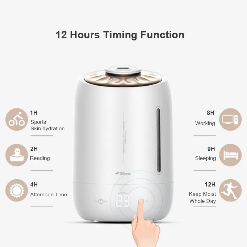Super Living - Deerma Humidifier 5L F600 Timing With Touch Screen Adjustable Pelembab Udara Ruangan 1