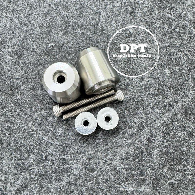 XEM KĨ MÔ TẢ Gù tay lái gù chống rung nguyên khối chuẩn Inox 304 nặng 370g-Tặng kèm cục nhôm 18,5mm và 2 ốc gắn Không gắn đc cho các dòng xe tay ga đời mới Phụ Tùng Phụ Kiện