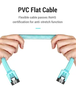 Vention Kabel Data Sata 3.0 III 0.5m Harddisk HDD SSD SEAGATE WD 6Gbps