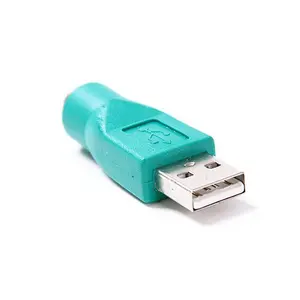 PRODUK TERBARU! PS/2 Female to USB Male Adapter Converter Connector for Keyboard Mouse