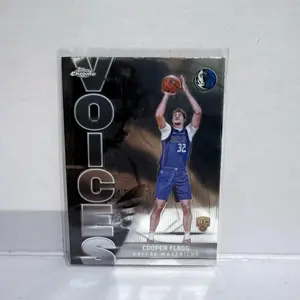 Cooper Flagg voices topps chrome 2025 rookie card