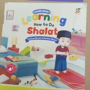 (Free Baterai) Buku Shalat Anak Soundbook Learning How to Do Shalat - Buku Anak Bacaan Sholat Bersuara - Panduan Shalat Anak Lengkap dengan Audio - Buku Anak Usia 1 2 3