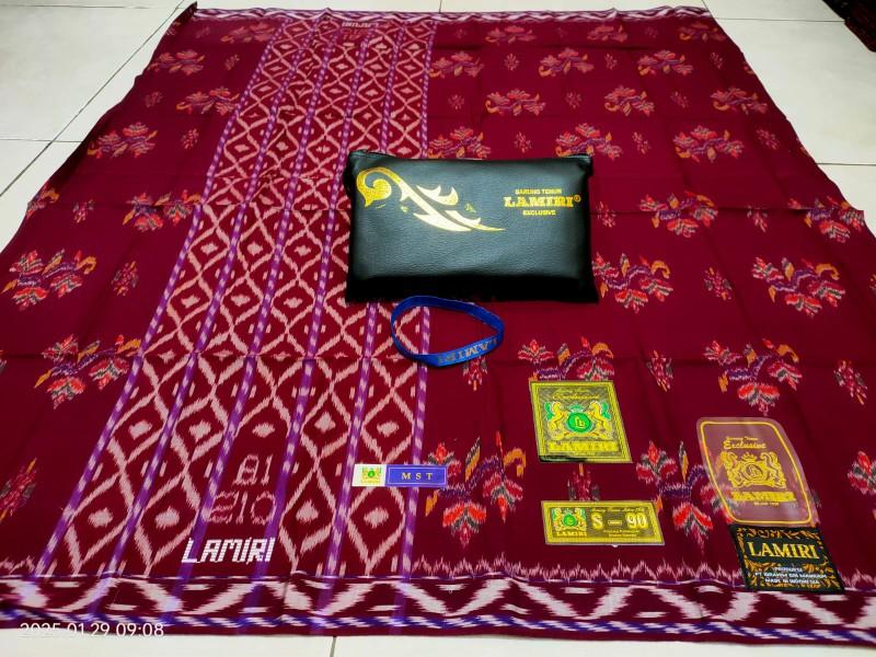 Product Introduction of Sarung Lamiri MST Mercerized - Baju Muslim Katun Hitam Dewasa - Pria, Wanita, Motif, Batik, Santri, Bali 9