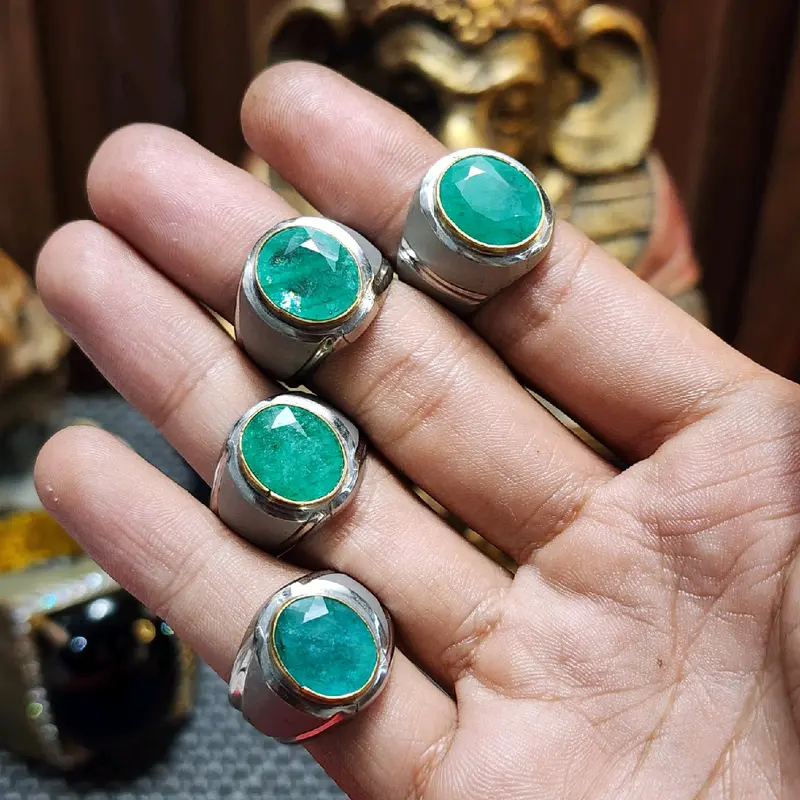 DEWATA SILVER CINCIN Z4MRUD C0LUMB1A MONEL CINCIN PRIA KARISMATIK ORIGINAL - DISKON 50% 4