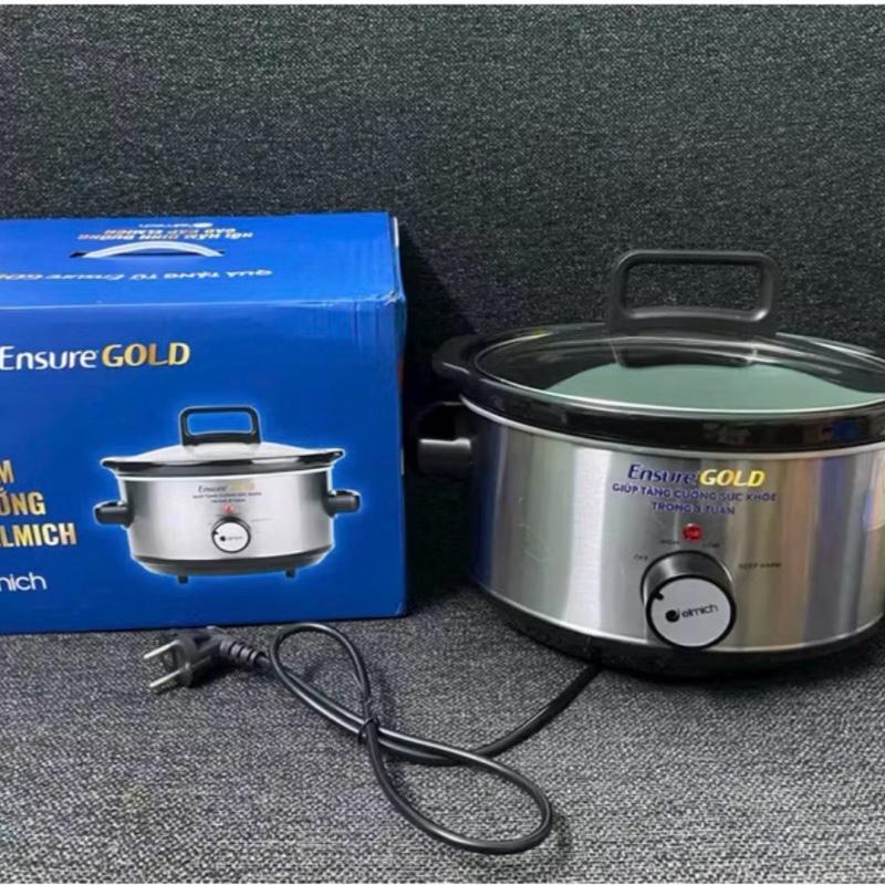 Nồi hầm dinh dưỡng Smartcook EDA-0833 elmich nồi nấu chậm, nấu cháo, ninh xương,hầm gà, nấu lẩu-hkm sữa Ensure
