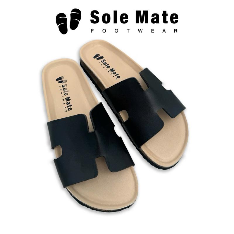 Size 36-45 Dép Đế Trấu Quai Chữ H Nam Nữ Unisex Basic Đế Bằng Dép Thời Trang Công Sở Đi Học Đi Làm Đi Biển Du Lịch SoleMate