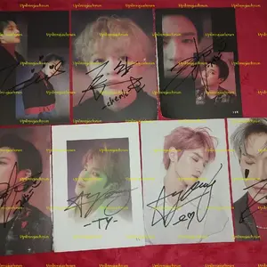 NCT 2018 Empathy Signed Page - Koleksi Lengkap Dengan Tanda Tangan Anggota