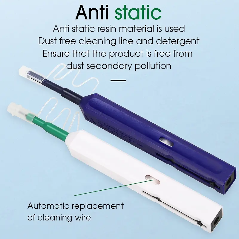 ONE CLICK CLEANER SC/LC Pen Connector Fiber Optic For 1.25/2.5mm COMPTYCO LC SC FC Ad AUA-250 5