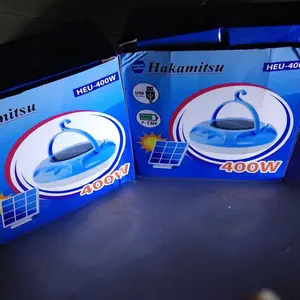 [HAO] Lampu LED Emergency UFO Surya Panel USB Type-C / Lampu LED UFO Rechargeable Solar Panel / Lampu Darurat LED Surya Panel Multifungsi USB